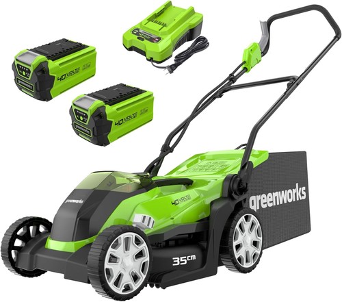 Greenworks 40v cordless lawn - greenworks,